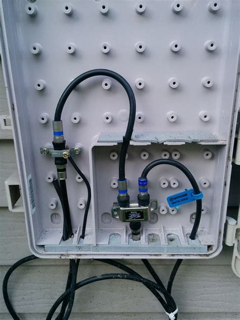 outdoor coax cable junction box